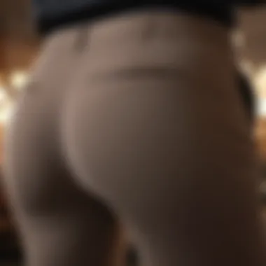 Comfort Redefined: The Luxurious Fabric of Stretch Pants Luxurious fabric of stretch pants close-up