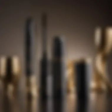 Luxurious mascara packaging showcasing elegance and design