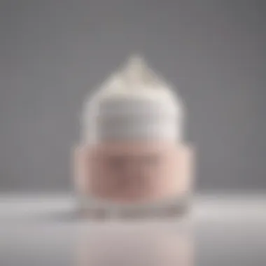 Minimalist Eye Cream Tube with Pastel Colors