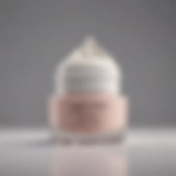 Minimalist Eye Cream Tube with Pastel Colors