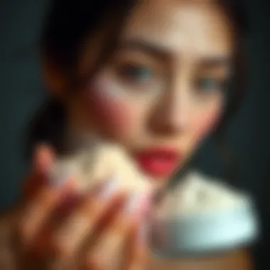 Comparison of moisturizing powders and traditional powders