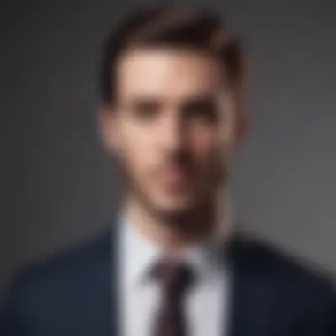 Grandiosity in a Narcissistic Man Illustration depicting a narcissistic man's grandiose self-image