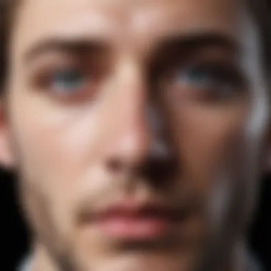 Empathy Deficit in a Narcissistic Man Illustration showcasing a narcissistic man's lack of empathy