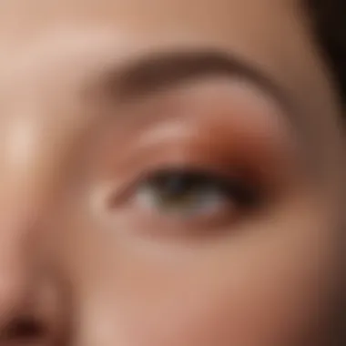 An elegant makeup application demonstrating NARS Eye Concealer technique.