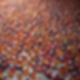 Vibrant array of vitamin supplements