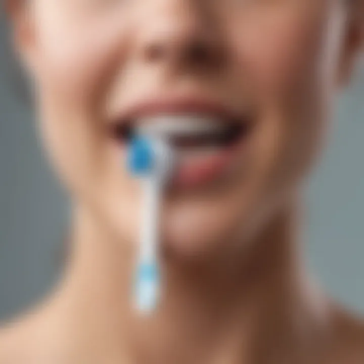 Illustration depicting the health benefits of using a toothbrush cover in oral hygiene.