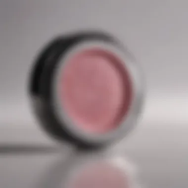 Pink sparkle eyeshadow in elegant packaging