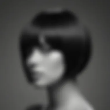 Precision Bod Hair Cut in Monochrome Setting