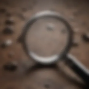 Illustration of a magnifying glass highlighting hidden secrets