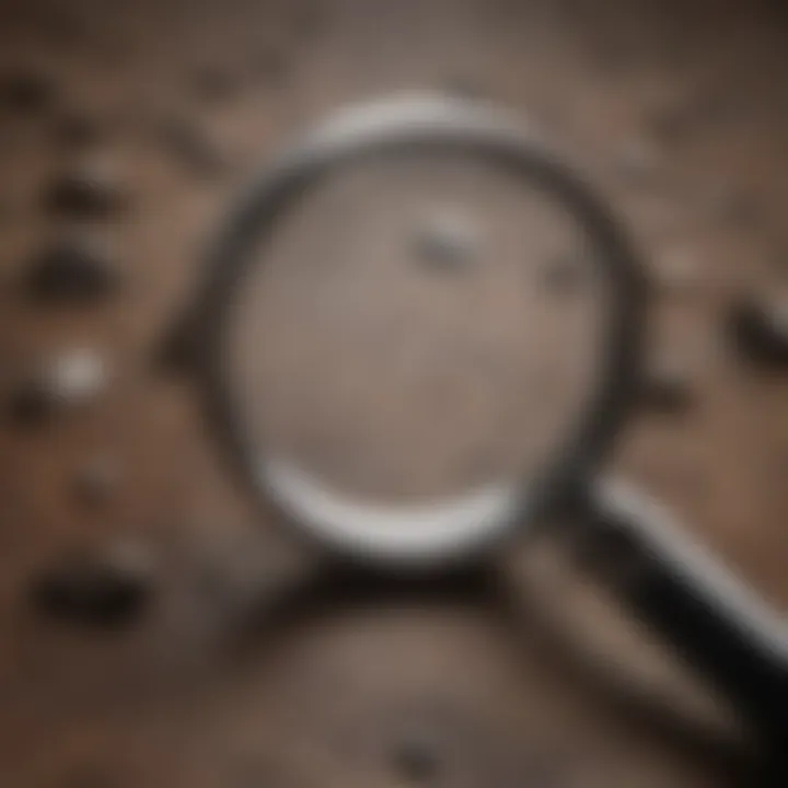 Illustration of a magnifying glass highlighting hidden secrets