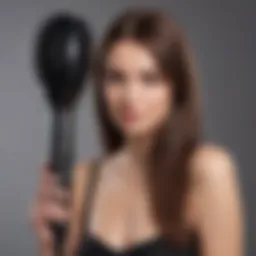 Revlon Big Brush Hair Dryer showcasing its sleek design