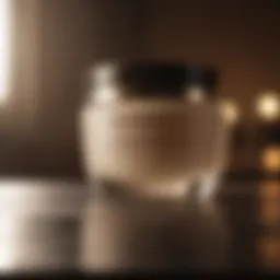 A luxurious moisturizer with SPF displayed in an elegant setting