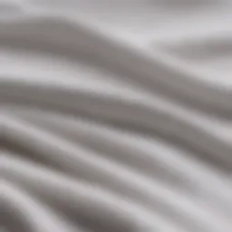 Close-up of fabric texture showcasing opacity in a white shirt
