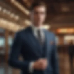 Stylish Short Person in Tailored Suit