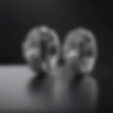 Sleek Diamond Huggie Earrings