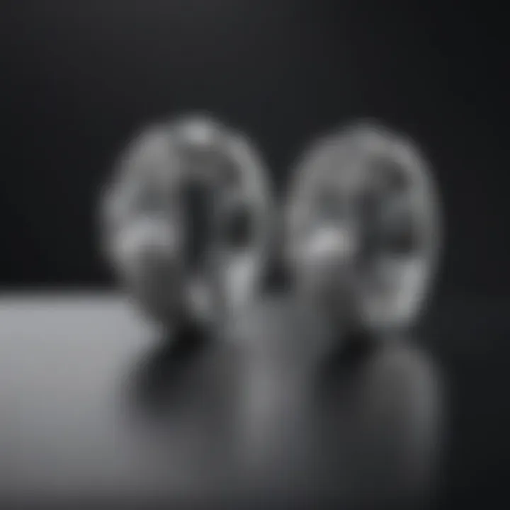 Sleek Diamond Huggie Earrings