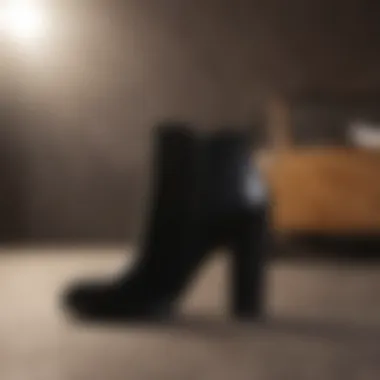 Stylish Steve Madden black suede ankle boots