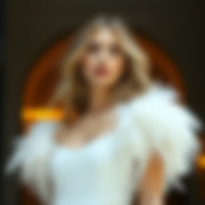Notable The Allure of the Revolve White Feather Dress