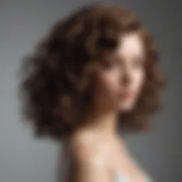 Elegant curls created with the spin and curl curling iron