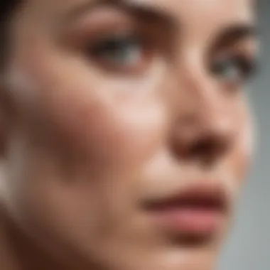 Understanding Age Spots on Skin Close-up of skin showing age spots