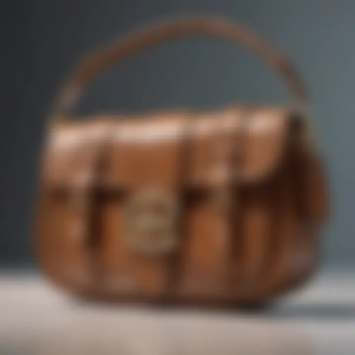 Artistic representation of the Coach Tabby bag's cultural significance