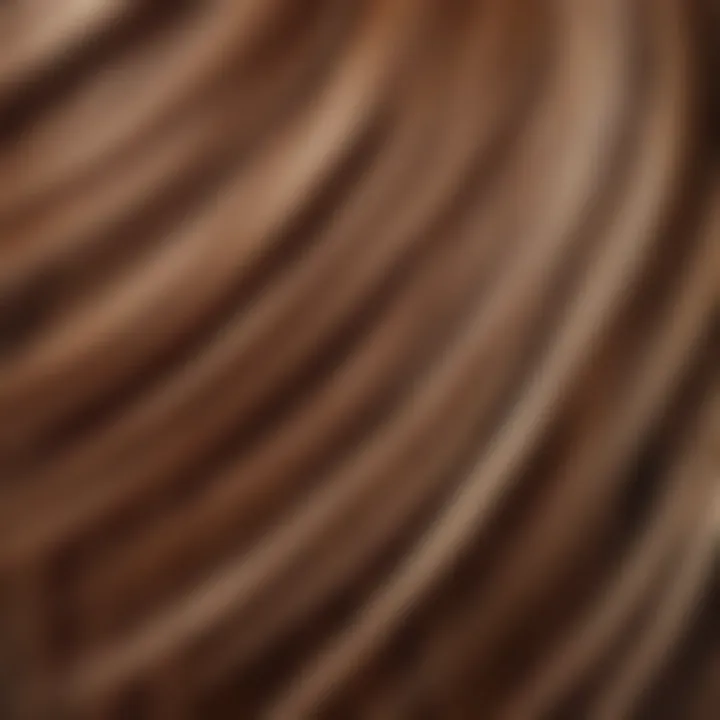 A close-up of hair strands reflecting the shine and vibrancy achieved through toning