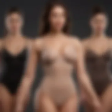 Diverse Styles of Shapewear Bodysuits Different styles of shapewear bodysuits arranged neatly