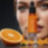 Composition of True Skin Vitamin C Serum showcasing active ingredients.