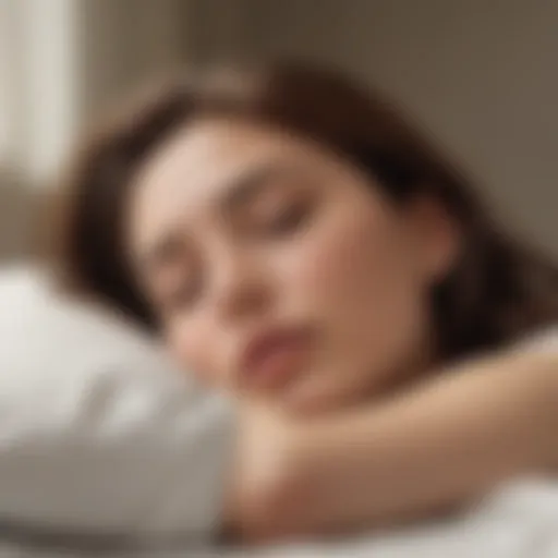 Woman taking a power nap to combat afternoon fatigue