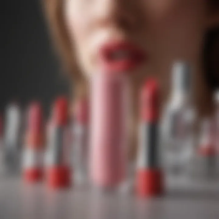 Assortment of lip care products