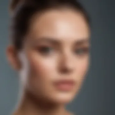 Effects of NuFACE Laser Technology Before and after comparison highlighting the effects of NuFACE laser technology