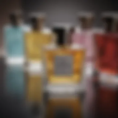 Variety of Eau de Toilette options illustrating diverse fragrances