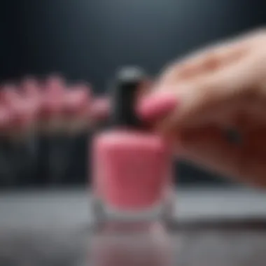 Nail polish application technique