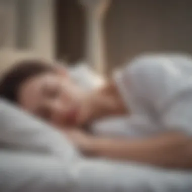 The Pillars of Restful Sleep A visual metaphor depicting the impact of sleep quality on overall well-being