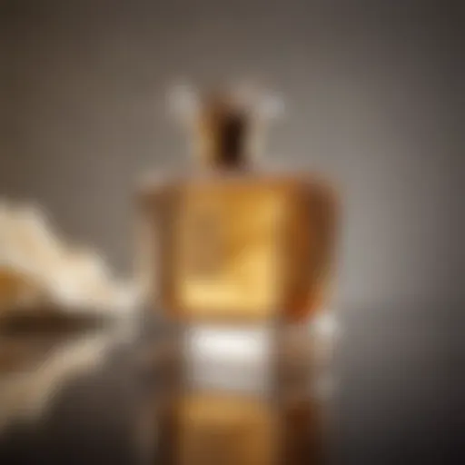 Elegant Perfume Bottle with Vanilla Gourmand Scent