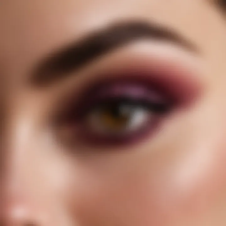 Velvet Plum Eyeshadow Stick for Brown Eyes