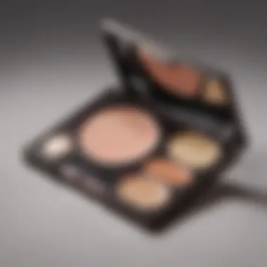 Cream cheek palette with sophisticated packaging design