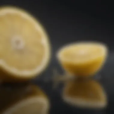 Zesty lemon peel